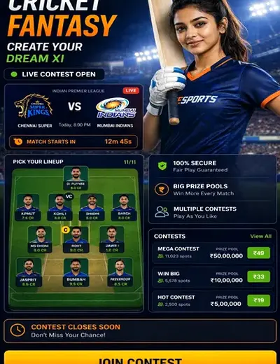 Khalo24bet (khalo24 bet) fantasy cricket & matchday visual 3